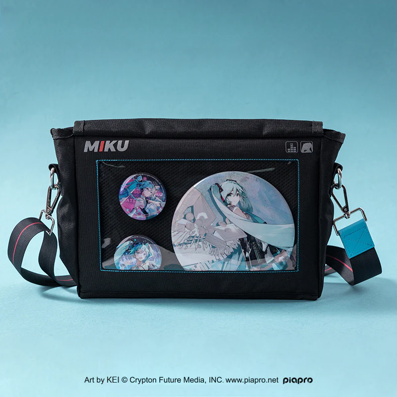 Officially Licensed Hatsune Miku Commuter Dakimakura Bag