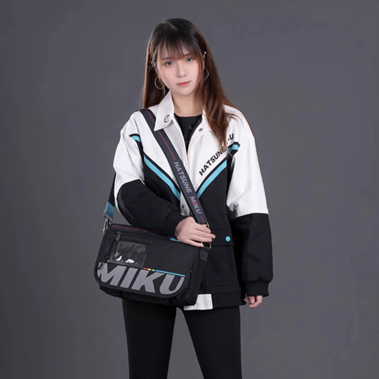 Officially Licensed Hatsune Miku Commuter Dakimakura Bag - Image 4
